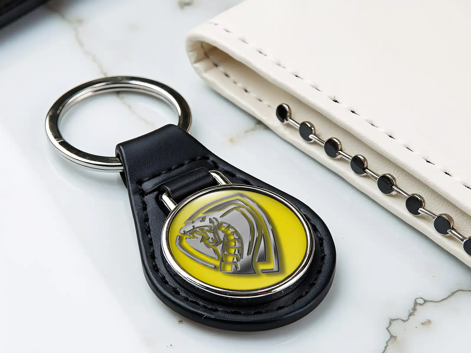 Porte‑clés Sécu Style Moderne Toucher Cuir S